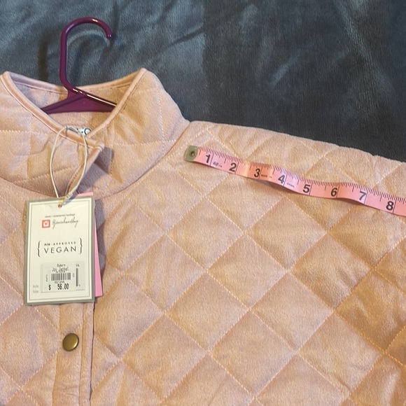 Jen & Co light pink super cute soft snap front jacket - Picture 11 of 11